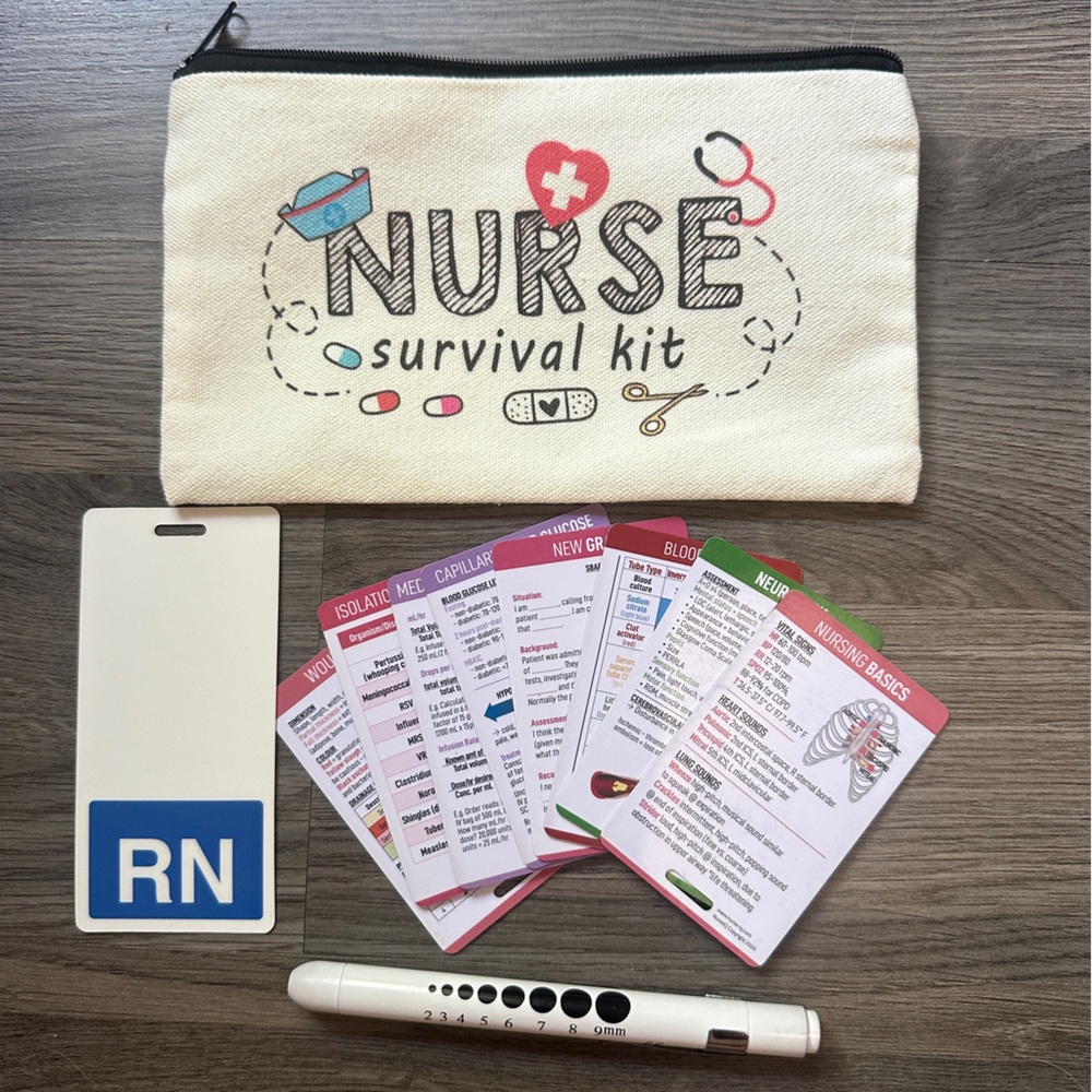 Nurse IQ badge reference cards kit